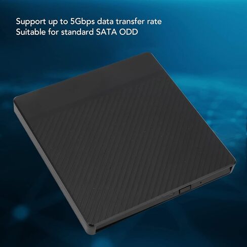 Sanpyl External CD DVD Drive, 5Gbps Portable Optical Drive USB C Burner, USB3.0 USB2.0 ROM Rewriter Writer Duplicator, for Win xp, for Win 2003,for Win7, for Win 8, for Win 10, for Vista, in Saudi Arabia