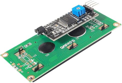 DKARDU 2 قطعة IIC/ I2C/ TWI LCD محول الواجهة التسلسلية وحدة لوحة الواجهة التسلسلية + وحدة عرض LCD LCD1602 أصفر أزرق مع خط دوبونت لاردوينو in Saudi Arabia