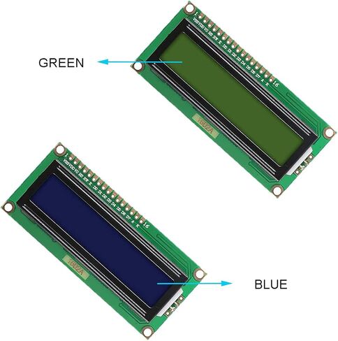 DKARDU 2 قطعة IIC/ I2C/ TWI LCD محول الواجهة التسلسلية وحدة لوحة الواجهة التسلسلية + وحدة عرض LCD LCD1602 أصفر أزرق مع خط دوبونت لاردوينو in Saudi Arabia
