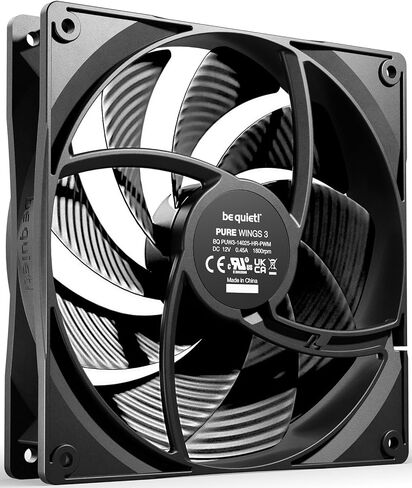 be quiet! Pure Wings 2 120mm PWM Premium Low Noise Cooling Fan | Black | BL039 in Saudi Arabia