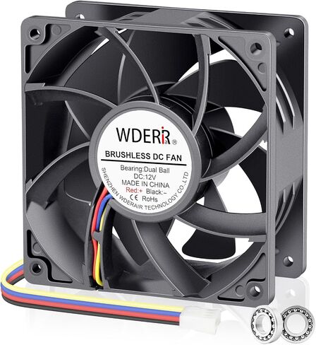 80mm × 38mm PWM Compact 12V 4Pin High Speed 3-Inch Case Cooling Fan in Saudi Arabia