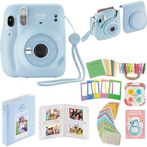 Fujifilm Instax Mini 11 Instant Camera with Case, Album and More Accessory Kit (Blush Pink)…
