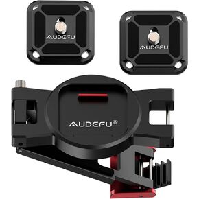 مشبك كاميرا AUDEFU مشبك كاميرا لحزام حقيبة الظهر DSLR نظام التحرير السريع حامل مشبك حقيبة الظهر حامل حزام الكاميرا... تصميم براءة اختراع الولايات المتحدة الأمريكية in Kuwait