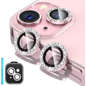 Tensea for iPhone 16 / iPhone 16 Plus Camera Lens Protector, 9H Tempered Glass Camera Cover Screen Protector, HD Clear, Metal Individual Ring for iPhone 16 6.1inch/iPhone 16 Plus 6.7inch 2024 in Kuwait
