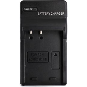 NP-BD1 Wall Charger for Sony Cyber-Shot DSC-P100, DSC-P120, DSC-P150, DSC-P200, DSC-T5, DSC-T50, DSC-T500, DSC-T70, DSC-T700, DSC-T75, DSC-T77, DSC-T9, DSC-T90, DSC-T900 with Foldable Plug