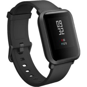 Replacement Bands Compatible with Amazfit Bip,Soft Silicone Sport Bands with Quick Release Pin for Amazfit Bip Lite Huami Smartwatch(Black, Black Buckle)
