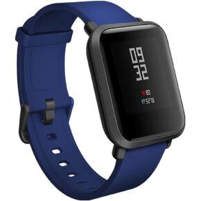Replacement Bands Compatible with Amazfit Bip,Soft Silicone Sport Bands with Quick Release Pin for Amazfit Bip Lite Huami Smartwatch(Black, Black Buckle)