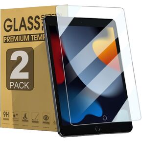 ZenRich [عبوة من قطعتين] واقي شاشة من الزجاج المقوى لجهاز iPad Pro 11 بوصة 2022/2021/2020 (الجيل الرابع/الثالث/الثاني) مع صلابة 9H/معرف الوجه ومتوافق مع قلم Apple / مناسب للحافظة in Kuwait