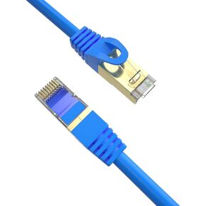Postta CAT7 (10 قدم) 10 جيجابت 600 ميجا هرتز شبكة إيثرنت تصحيح كابل SSTP/SFTP مزدوج محمي RJ45 LAN الحبل -1 حزمة (أزرق) in Kuwait