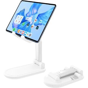 TAPMEI Cellphone Stand Adjustable & Foldable with Heavy and Thickened Metal Base for Desk Compatible with Smartphone Tablets and All 4-13 Inches Devices in Kuwait