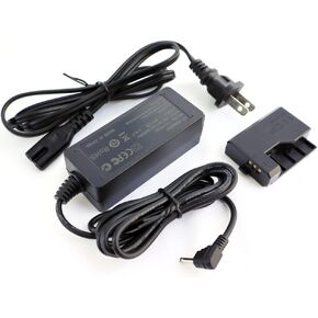 استمتع بمحول طاقة تيار متردد ACK-E10 فريد من نوعه LP-E10 بطارية دامية DR-E10 DC طقم شاحن متوافق مع كاميرات Canon EOS Rebel T3 T5 T6 T7 1100D 1200D 1300D 1500D 2000D، Kiss X50 X70 X80 X90 in Kuwait