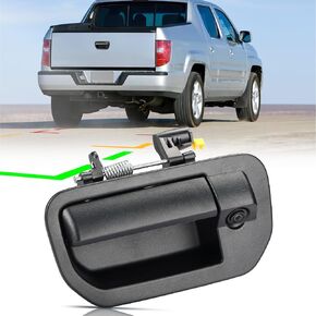 ISSYAUTO Backup Camera Compatible with 2006-2014 Ridgeline Truck Rear View Camera Tailgate Handle Backup Camera, Fits Aftermarket Display in Kuwait
