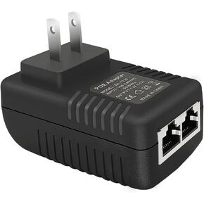 MTDZKJG 12V 1A POE Injector, Wall Plug 12V Passive Ethernet Adapter IEEE 802.3af Compatible with 10/100 Mbps, Used for Embedded Computer AP IP Camera routers and Various Other 12W 12V Network Devices in Saudi Arabia