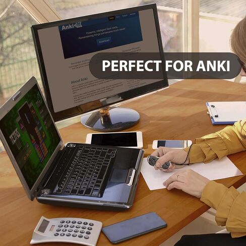 وحدة تحكم Manba Mini اللاسلكية، جهاز تحكم Anki للتحكم عن بعد للتبديل/OLED، Windows، MacOS وAndroid مع كابل وحزام، مصمم للألعاب الكلاسيكية (أسود) in Saudi Arabia