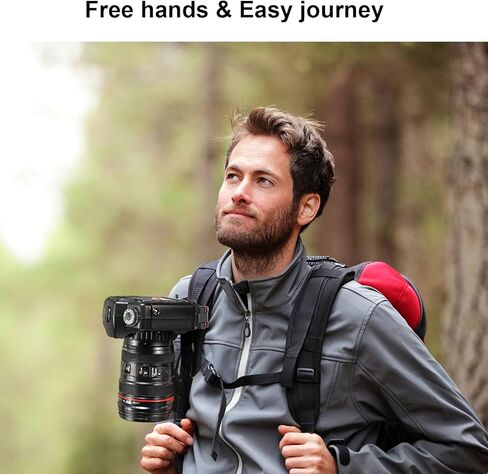 مشبك كاميرا AUDEFU مشبك كاميرا لحزام حقيبة الظهر DSLR نظام التحرير السريع حامل مشبك حقيبة الظهر حامل حزام الكاميرا... تصميم براءة اختراع الولايات المتحدة الأمريكية in Kuwait