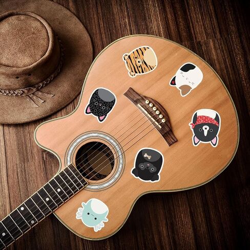 100 قطعة من ملصقات كرتونية لطيفة، ملصقات فينيل صغيرة جمالية لزجاجة المياه واللابتوب والجيتار ولوح التزلج، ملصقات سكويشمالو مقاومة للماء للاطفال والبنات والمراهقين in Kuwait