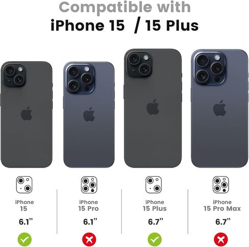 Tensea for iPhone 16 / iPhone 16 Plus Camera Lens Protector, 9H Tempered Glass Camera Cover Screen Protector, HD Clear, Metal Individual Ring for iPhone 16 6.1inch/iPhone 16 Plus 6.7inch 2024 in Kuwait