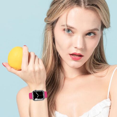 JXGM Compatible with Apple Watch Bands 38mm 40mm 41mm 42mm 44mm 45mm,Soft Silicone Sport Wristbands Replacement Strap for iWatch Series SE 7 6 5 4 3 2 1 Sport Edition for Women Men, Black, Classic01 in Kuwait