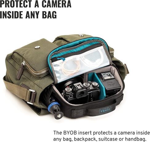 Tenba BYOB 10 DSLR Backpack Insert - Turns any bag into a camera bag for DSLR and Mirrorless cameras and lenses – Black (636-624) in Kuwait