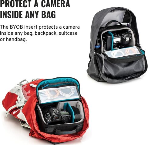حقيبة ظهر Tenba BYOB 9 DSLR - تحول أي حقيبة إلى حقيبة كاميرا للكاميرات والعدسات DSLR والمرايا - أسود (636-622) in Kuwait