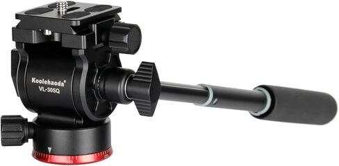 حامل ثلاثي الرأس مدمج من كولهاودا مع لوحة من نوع أرككا لكاميرات الفيديو المدمجة، كاميرات فيديو غير عاكسة وكاميرات دي اس ال ار، تحميل يصل إلى 3 كجم - VL305Q in Kuwait