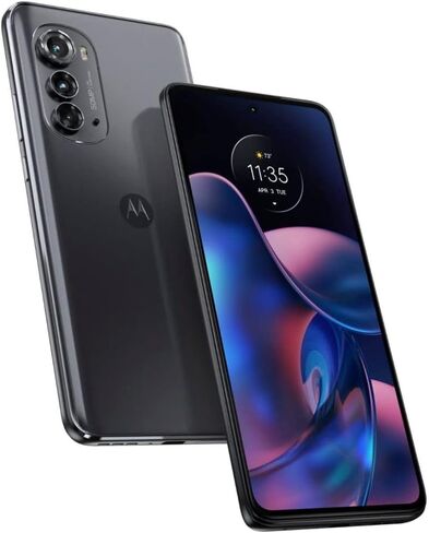 Motorola Moto Edge | 2022 | 2-Day Battery | US Version | 6/128GB | 50MP Camera | Mineral Gray (Unlocked) (Renewed) in Kuwait
