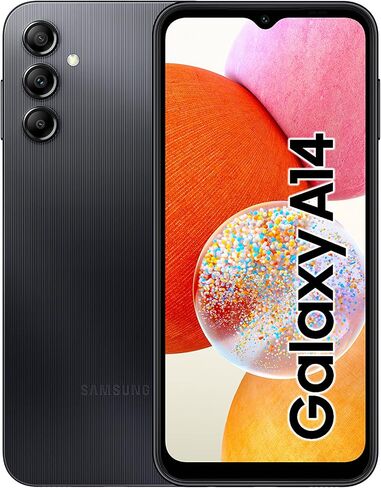 SAMSUNG Galaxy A14 (SM-A145P/DS) ثنائي شريحة الاتصال، 128 جيجابايت + 4 جيجابايت، نظام GSM مفتوح من المصنع، إصدار عالمي (حزمة شاحن سيارة سريع) - بدون ضمان - (أخضر) (متجدد) in Saudi Arabia