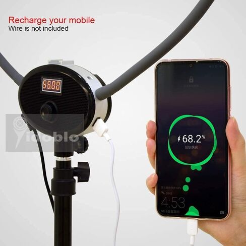 Professional Tattoo Beauty Enhancing Photography Led Ring Light led Photography Double arm Fill Light Celebrity Live Streaming Selfie Light Ight (FX-800 with Mirror +Batteries) in Kuwait