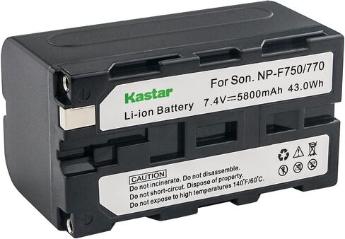 Kastar 1-Pack NP-F750 / NP-F770 Battery and LTD2 USB Charger Compatible with Godox ML30 ML30Bi LED Light, ML60 ML60Bi LED Light, LR160 Bi-Color Ringlight, LF308BI Variable Color LED Video Light in Saudi Arabia