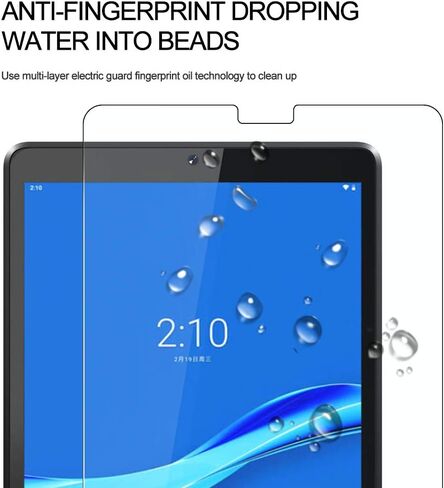 واقي شاشة دبليو ار جيه لجهاز لينوفو تاب M10 بلس FHD 10.3 انش، HD مضاد للخدش ومضاد لبصمات الاصابع بدون فقاعات، زجاج مقوى بدرجة صلابة 9H [قطعتين] in Kuwait