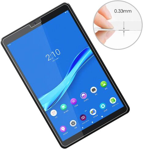 واقي شاشة دبليو ار جيه لجهاز لينوفو تاب M10 بلس FHD 10.3 انش، HD مضاد للخدش ومضاد لبصمات الاصابع بدون فقاعات، زجاج مقوى بدرجة صلابة 9H [قطعتين] in Kuwait
