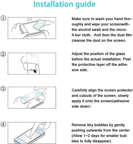 واقي شاشة دبليو ار جيه لجهاز لينوفو تاب M10 بلس FHD 10.3 انش، HD مضاد للخدش ومضاد لبصمات الاصابع بدون فقاعات، زجاج مقوى بدرجة صلابة 9H [قطعتين] in Kuwait