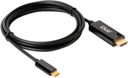 Club 3D CAC-1334 HDMI 2.0 إلى USB Type C 4K60 هرتز M/M كابل نشط 1.8 متر - 6 قدم in Kuwait