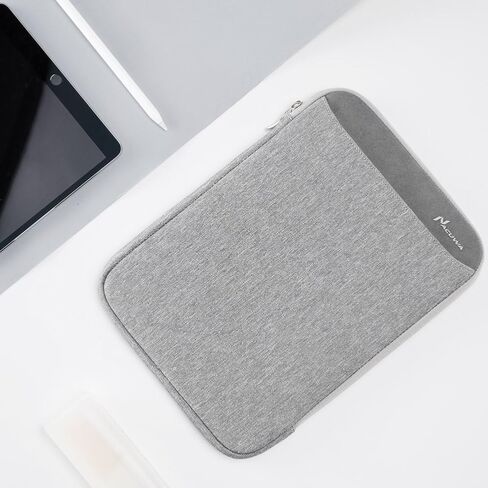 جراب آيباد برو 11 2018 جديد، Nacuwa 9.7-10.5 بوصة جراب تابلت متوافق مع آيباد إير / إير 2، آيباد 1/2/3/4، آيباد ميني، جالاكسي آيباد، مناسب لأقلام ابل ولوحة مفاتيح ذكية مع جيب رمادي in Kuwait