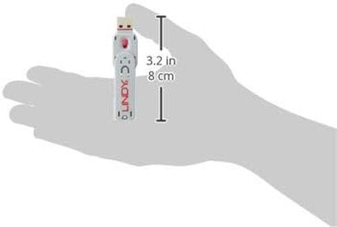 مانع منافذ USB من ليندي - عبوة من 4 قطع، أزرق (40452) in Kuwait