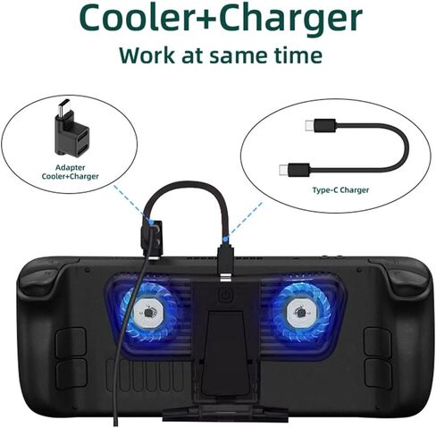 10Gbps USB3.0 Type C Male to Dual Female Power Data Splitter Adapter Up Angled Compatible with Steam Deck Laptop in Kuwait