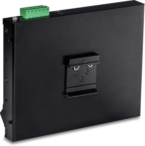 TRENDnet 10-Port Industrial Gigabit PoE+ مفتاح وصول أمامي مثبت على الحائط، TI-PG102F، 8x Gigabit PoE+ Ports، 2 x Gigabit SFP Slots، 240W PoE Budget، DIN-Rail وأقواس التثبيت على الحائط، تصنيف IP30 in Saudi Arabia
