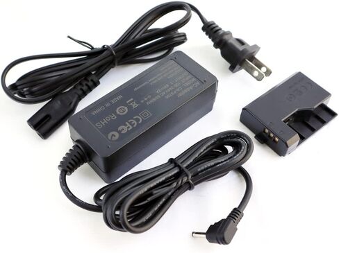 استمتع بمحول طاقة تيار متردد ACK-E10 فريد من نوعه LP-E10 بطارية دامية DR-E10 DC طقم شاحن متوافق مع كاميرات Canon EOS Rebel T3 T5 T6 T7 1100D 1200D 1300D 1500D 2000D، Kiss X50 X70 X80 X90 in Kuwait