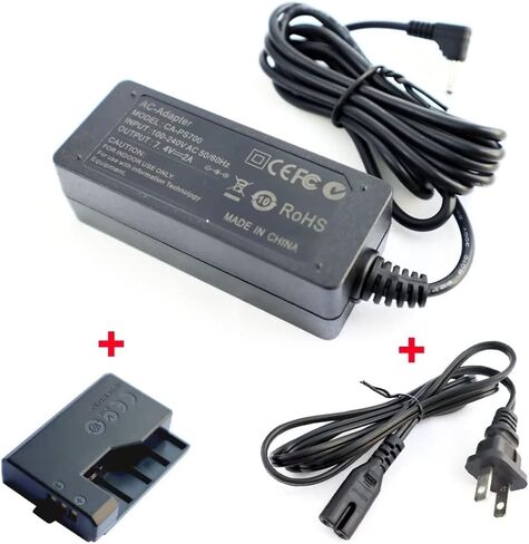 استمتع بمحول طاقة تيار متردد ACK-E10 فريد من نوعه LP-E10 بطارية دامية DR-E10 DC طقم شاحن متوافق مع كاميرات Canon EOS Rebel T3 T5 T6 T7 1100D 1200D 1300D 1500D 2000D، Kiss X50 X70 X80 X90 in Kuwait