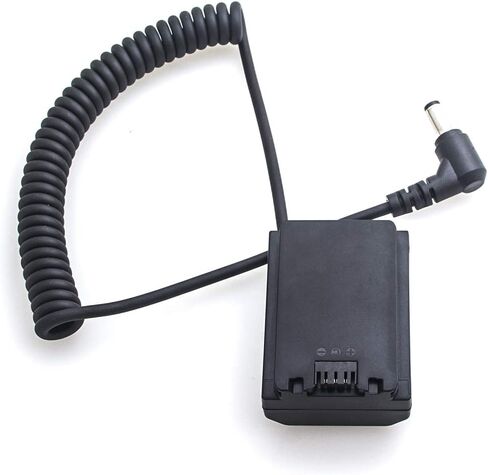 Fotga Extendable Power Cable Adapter for DC Connector to Decoded DC Coupler Dummy Battery NP-FW50 for Sony A7 A7R A7S II A5100 A6000 A6100 A6300 A6400 A6500 DSC-RX10 II III IV ZV-E10 Vlog Camera in Saudi Arabia