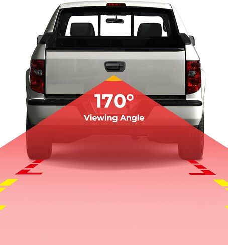 ISSYAUTO Backup Camera Compatible with 2006-2014 Ridgeline Truck Rear View Camera Tailgate Handle Backup Camera, Fits Aftermarket Display in Kuwait