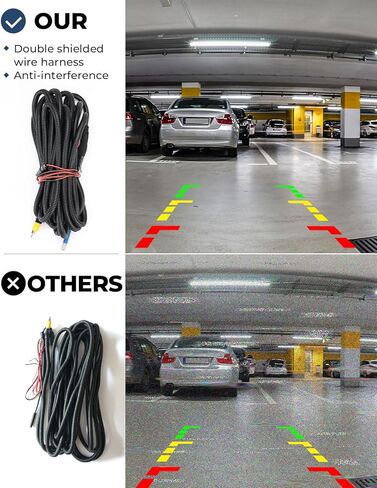 ISSYAUTO Backup Camera Compatible with 2006-2014 Ridgeline Truck Rear View Camera Tailgate Handle Backup Camera, Fits Aftermarket Display in Kuwait