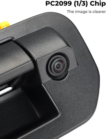 ISSYAUTO Backup Camera Compatible with 2006-2014 Ridgeline Truck Rear View Camera Tailgate Handle Backup Camera, Fits Aftermarket Display in Kuwait