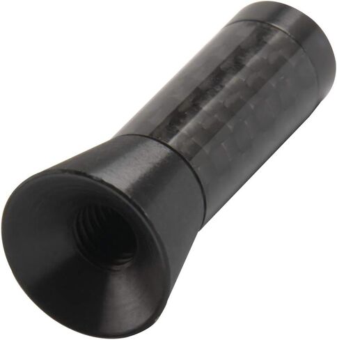 1.4" Short Carbon Fiber Antenna Aluminum Black Vehicle Car Aerial Universal Replacement by GTP in Saudi Arabia