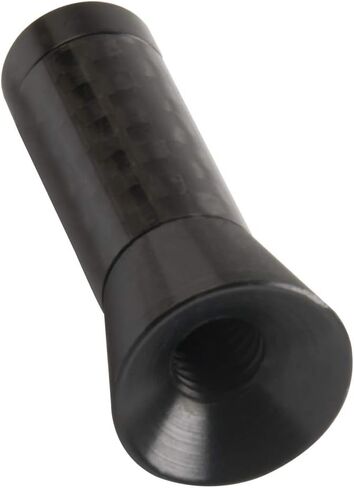 1.4" Short Carbon Fiber Antenna Aluminum Black Vehicle Car Aerial Universal Replacement by GTP in Saudi Arabia