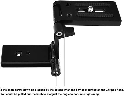 راس امالة مرن TH-001 من نوتريكت مع مادة خليط معدني من الالومنيوم للكاميرا ومتوافق مع نظام اركا سويس سريع الفك in Kuwait