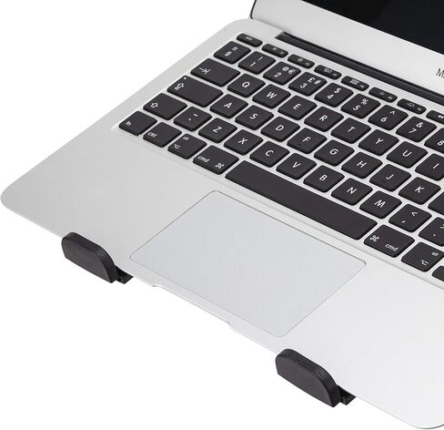 ساينفيلد ستديوز - حامل لاب توب مزدوج - توافق عالمي مع ارتفاع قابل للتعديل - حامل لاب توب دي جيه مزدوج كامل مع منظم كيبلات in Kuwait