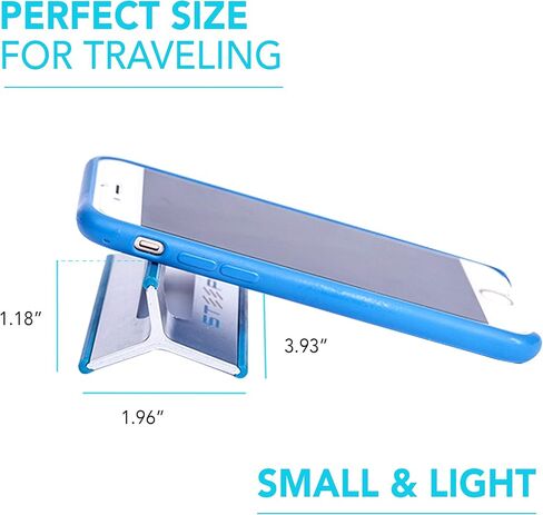 Steepy Laptop Stand Riser إسفين دعم مكتب مكتب التهوية ملحق تبريد البلاستيك المحمول خفيف الوزن متوافق مع الأجهزة اللوحية والهواتف الذكية (المحيط الأزرق) in Kuwait