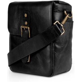 MegaGear Genuine Leather Camera Messenger Bag Mirrorless Portable electronic device cover in Kuwait