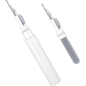 مجموعة تنظيف متوافقة مع Airpods وAirpods Pro، قلم تنظيف مع فرشاة ناعمة، أداة تنظيف مع إسفنجة متدفقة لحافظة سماعات الرأس بلوتوث والكمبيوتر والكاميرا والهاتف in Kuwait